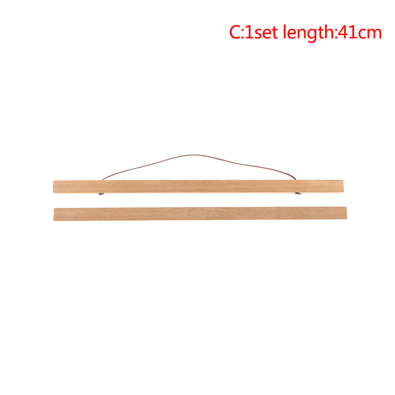 Magnetische Diy Hout Poster Frame Teak Grenen Foto Hangers Opknoping Kit Voor Foto Canvas Poster Frame Canvas Frame Art Hanger: Style-03