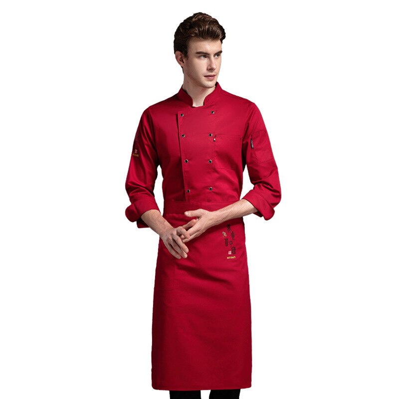 Koch Kittel Männer Langarm Qiu Dong Outfit Koch Restaurant Hotel Küche Nach Köche Hotel
