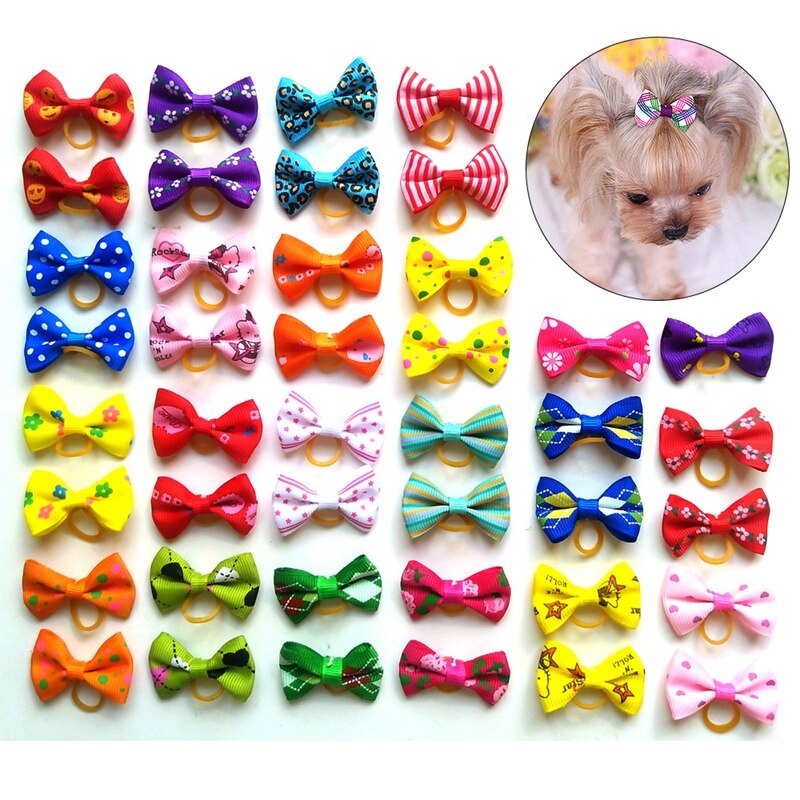 10 Stks/set Hond Bows Duurzaam Hond Acessorios Huisdier Haarspelden Voor Puppy Kitten Mooie Dierbenodigdheden Leuke Kat Hoofddeksels Kat Hoofd decor