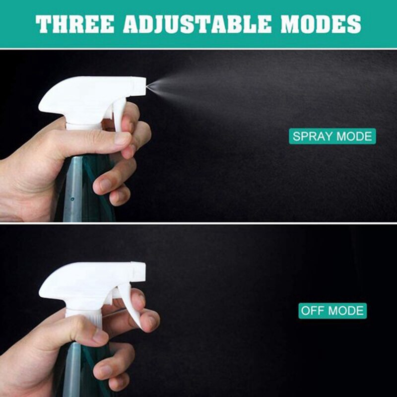 2 stuks spuitflessen hervulbare lege spuitfles trigger-spuitfles met verstelbare sproeikop voor het bewateren van de tuin