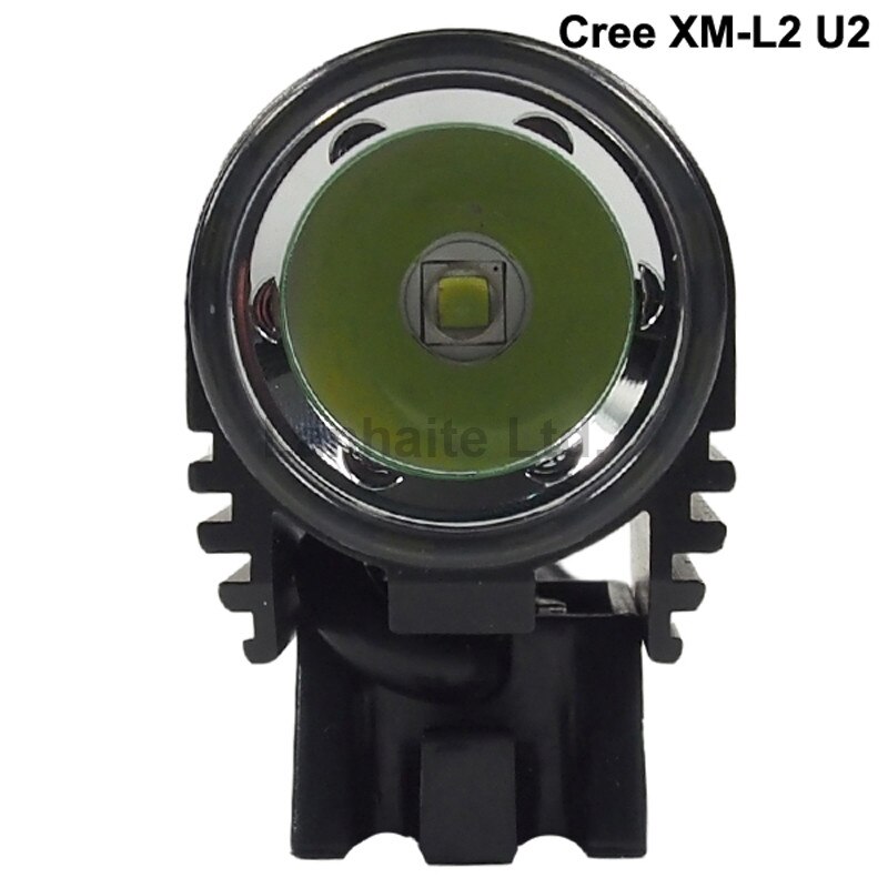 Cree XM-L2 U3 LED 4+2-Mode 1000 Lumens Bike Light - Black and Gold