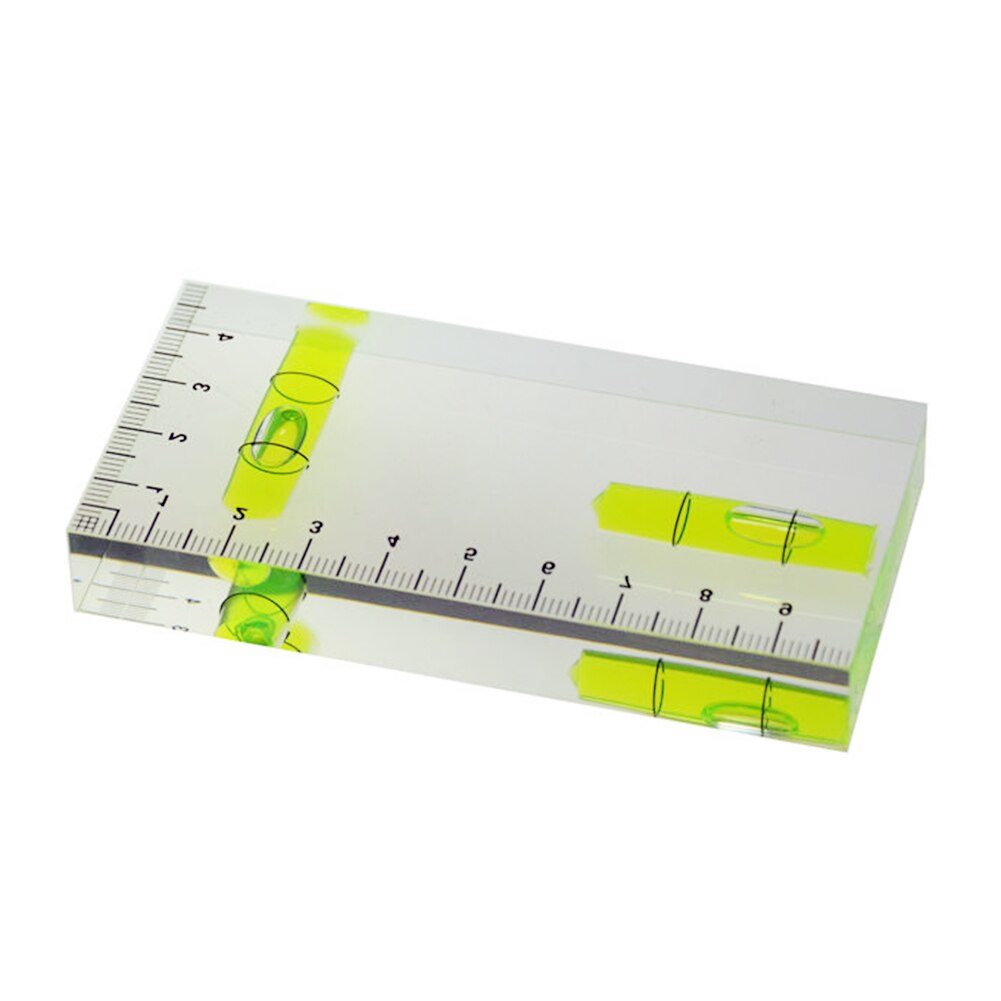 High Precision Transparent Two Direction Level Bubble Mini Spirit Level