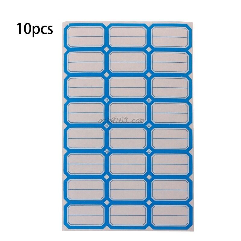 240 Stuks Zelfklevende Sticky Blank Label Papier Label Kan Worden Ingedeeld