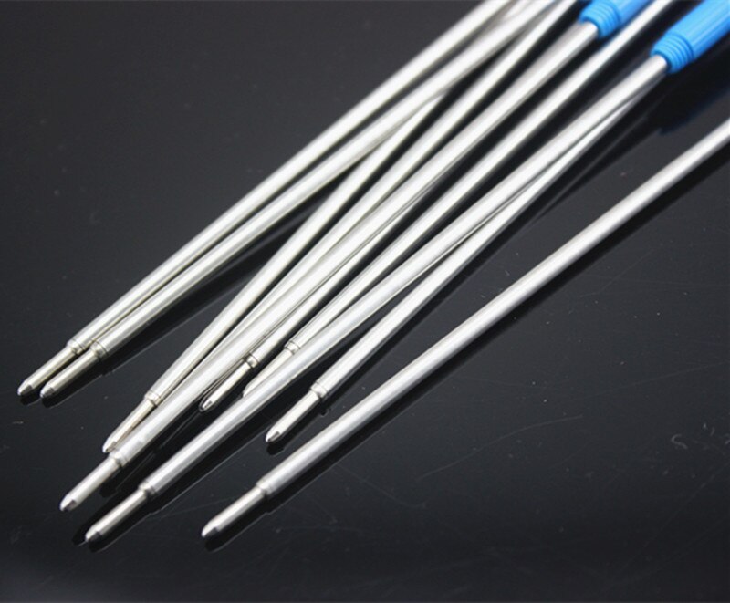 10Pc/Lot Crystal pen refills Length 11.6cm Office & School Supplies Pens, Pencils & Writing Supplies metal Ballpoint Pen Refill