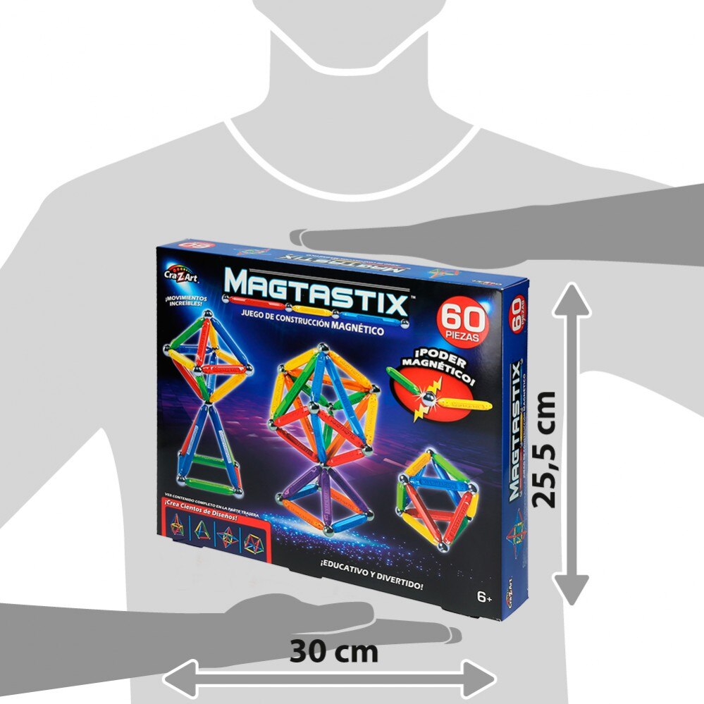 Magtastix juego construcción Deluxe 60 piezas