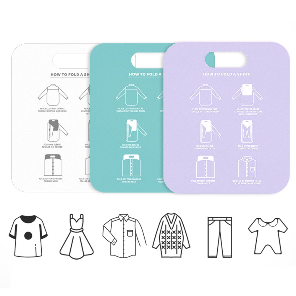 Household Folding Board - Plieuse à Vêtements ABS Efficace Pour T-shirts Et Linges - Outil De Rangement Rapide