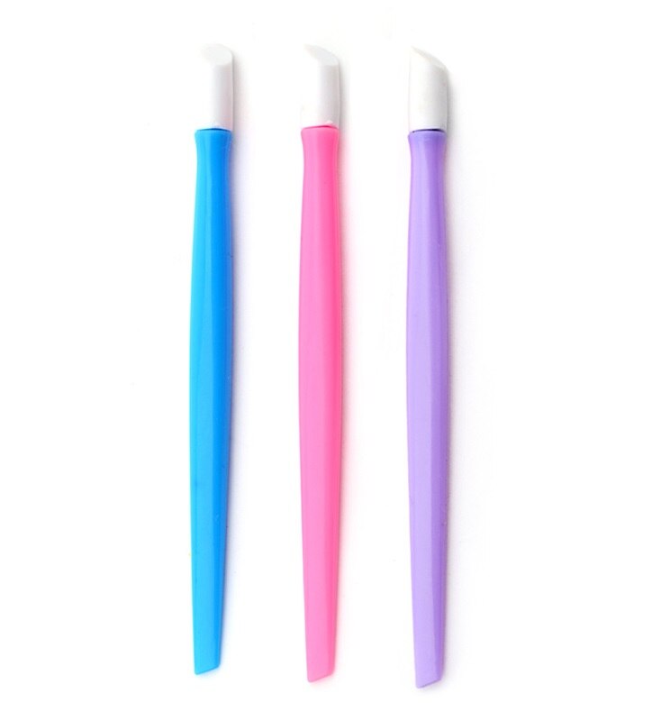 5 pc portátil unha arte laranja vara de madeira cutícula empurrador removedor pedicure manicure ferramenta de cuidados cutícula arte do prego empurrador ferramenta de arte do prego: 3pcs