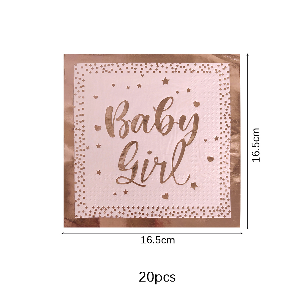 Verjaardag Wegwerp Servies Set Roze Rose Goud Witte Borden Kopjes Servetten Tafelkleed Meisje Verjaardagsfeestje Decoratie Baby Douche: YELLOW