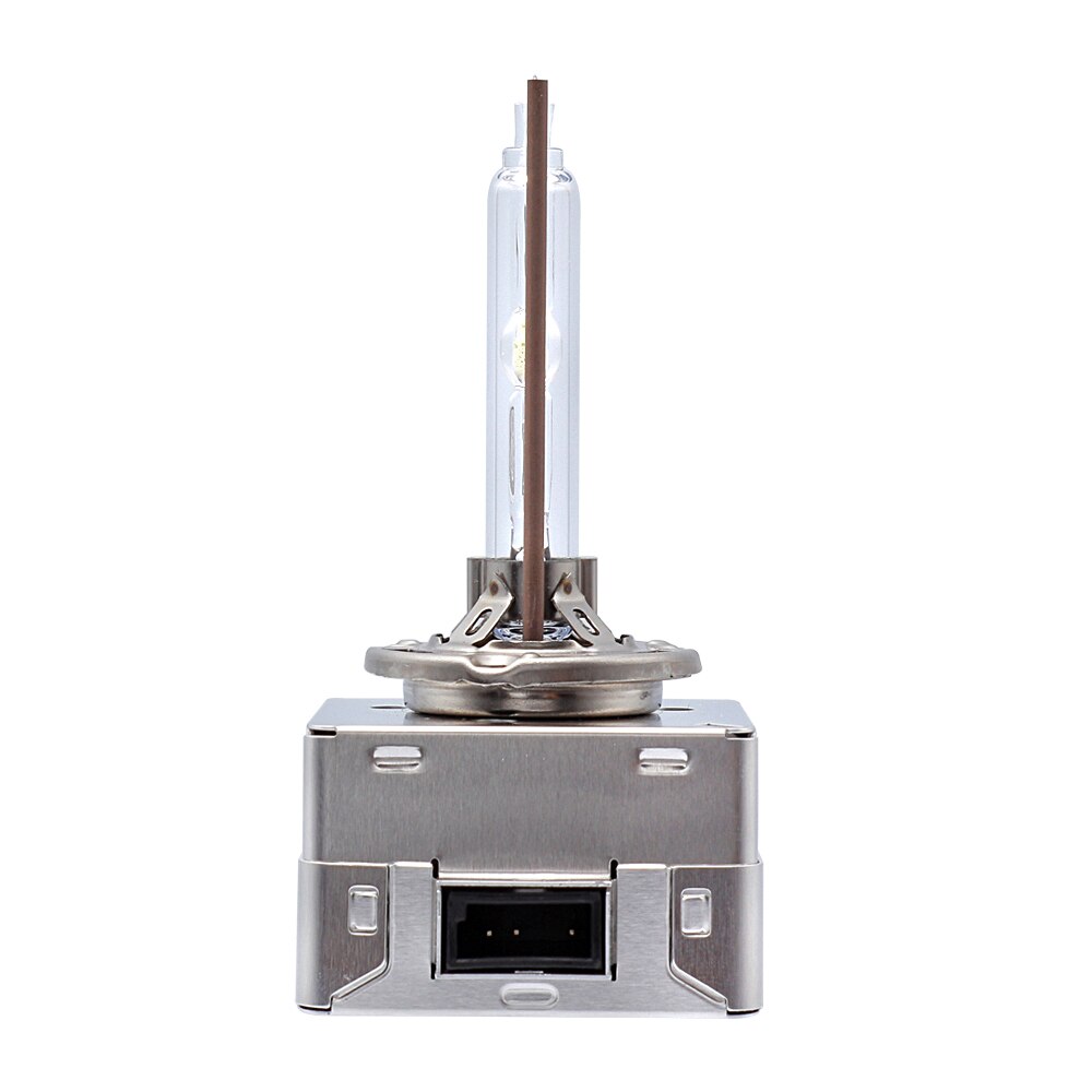 Faros de Xenón HID para coche, Bombilla de alto brillo con base de metal completa, 5500K, 6500K, D1S, D3S, 2 uds.