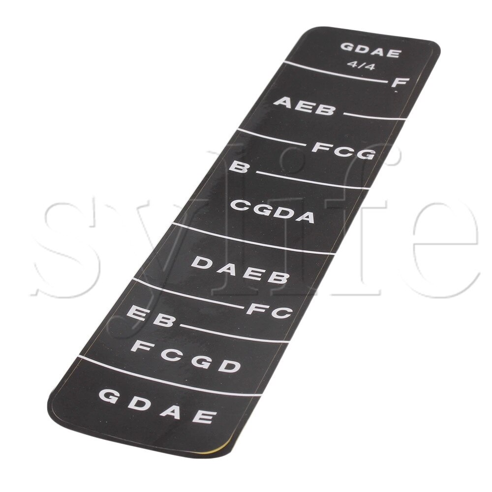 4/4 Violin Fiddle Fretboard Sticker Chart Violin Learning Assistance
