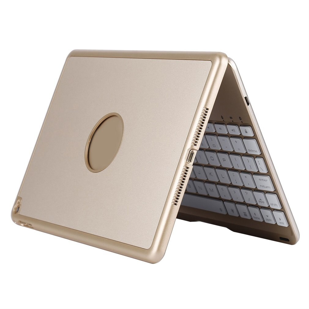 Voor Ipad Air 2 Backlit Bluetooth Keyboard Case