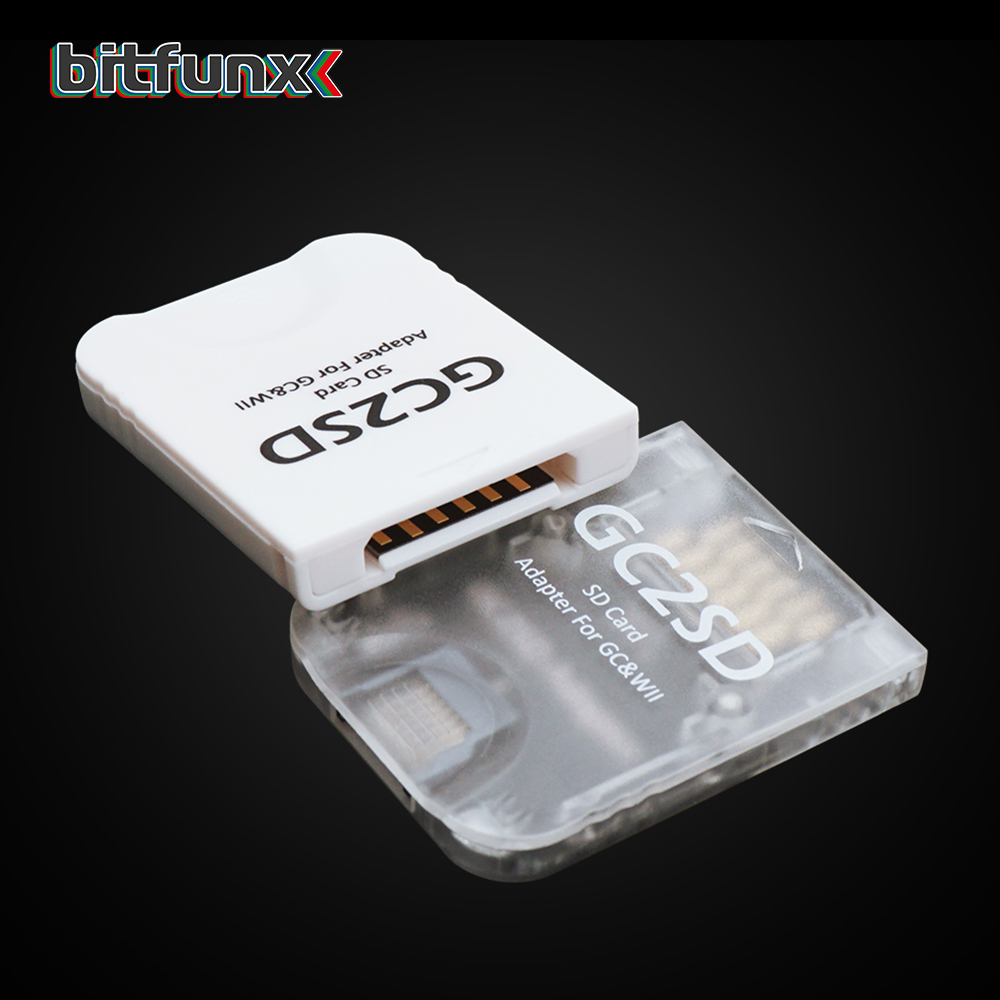 Bitfunx GC2SD adaptateur de carte Micro SD pour chargeur NGC suisse GC pour Console Nintendo GameCube Wii