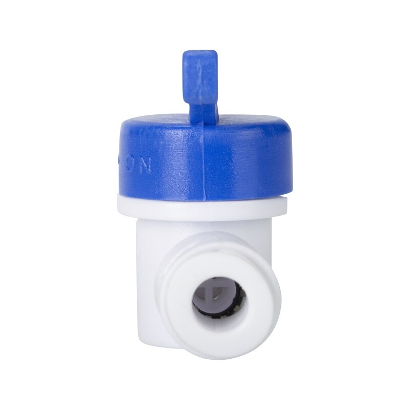 Robinet à bille en plastique à raccord rapide, tuyau d&#39;eau droit, raccord pour système d&#39;aquarium d&#39;osmose