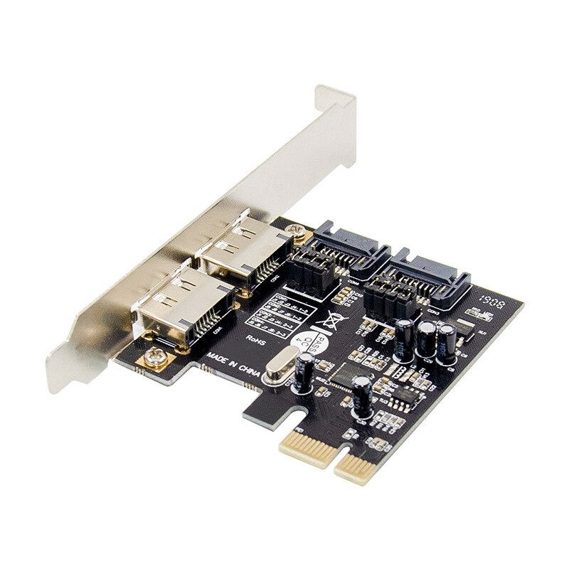 PCI-E to SATA3.0 Expansion Card 4-Port Desktop Expansion Card SSD Solid State Drive