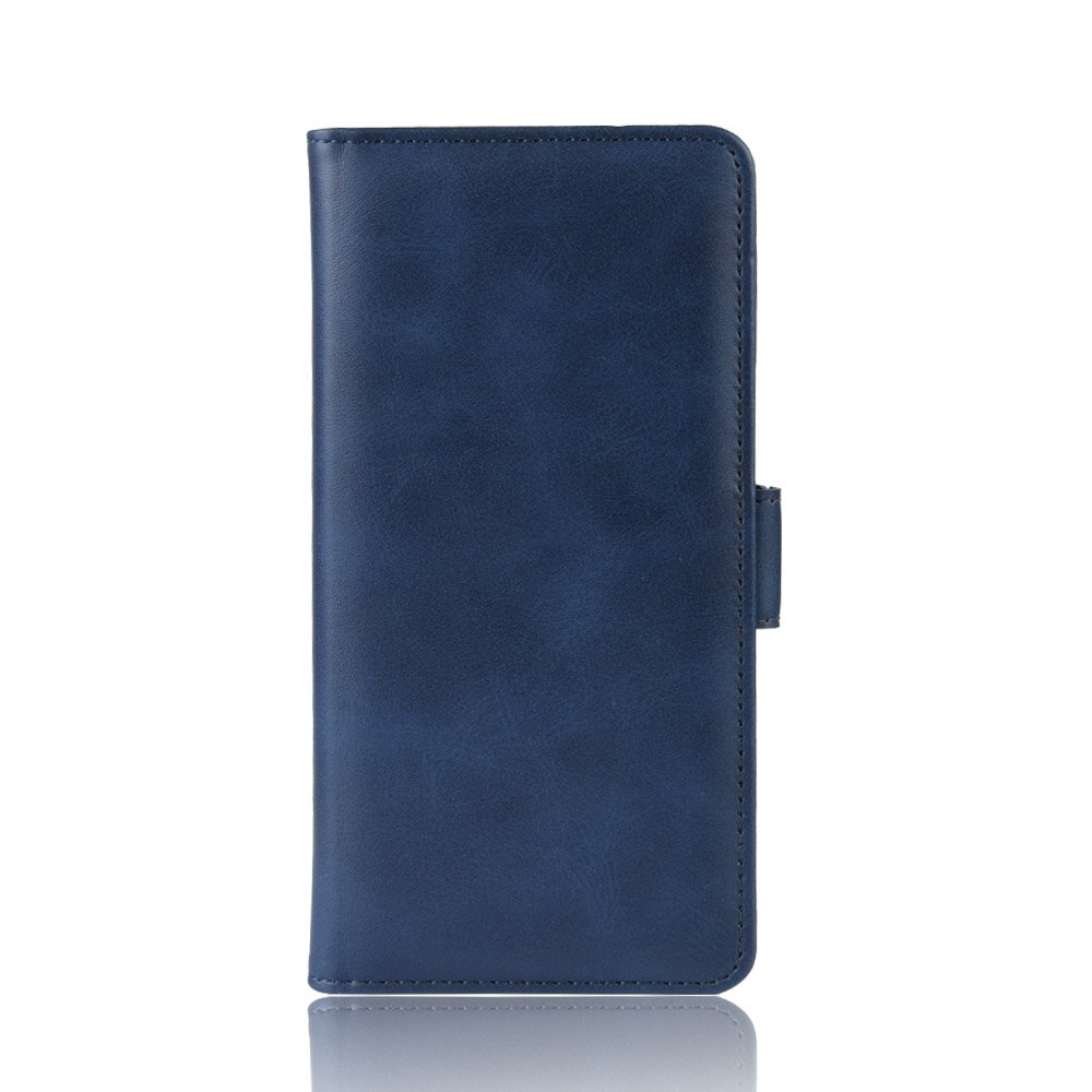 Coque portefeuille en cuir à rabat pour ZTE Libero 5G, étui de téléphone Vintage à aimant: Blue
