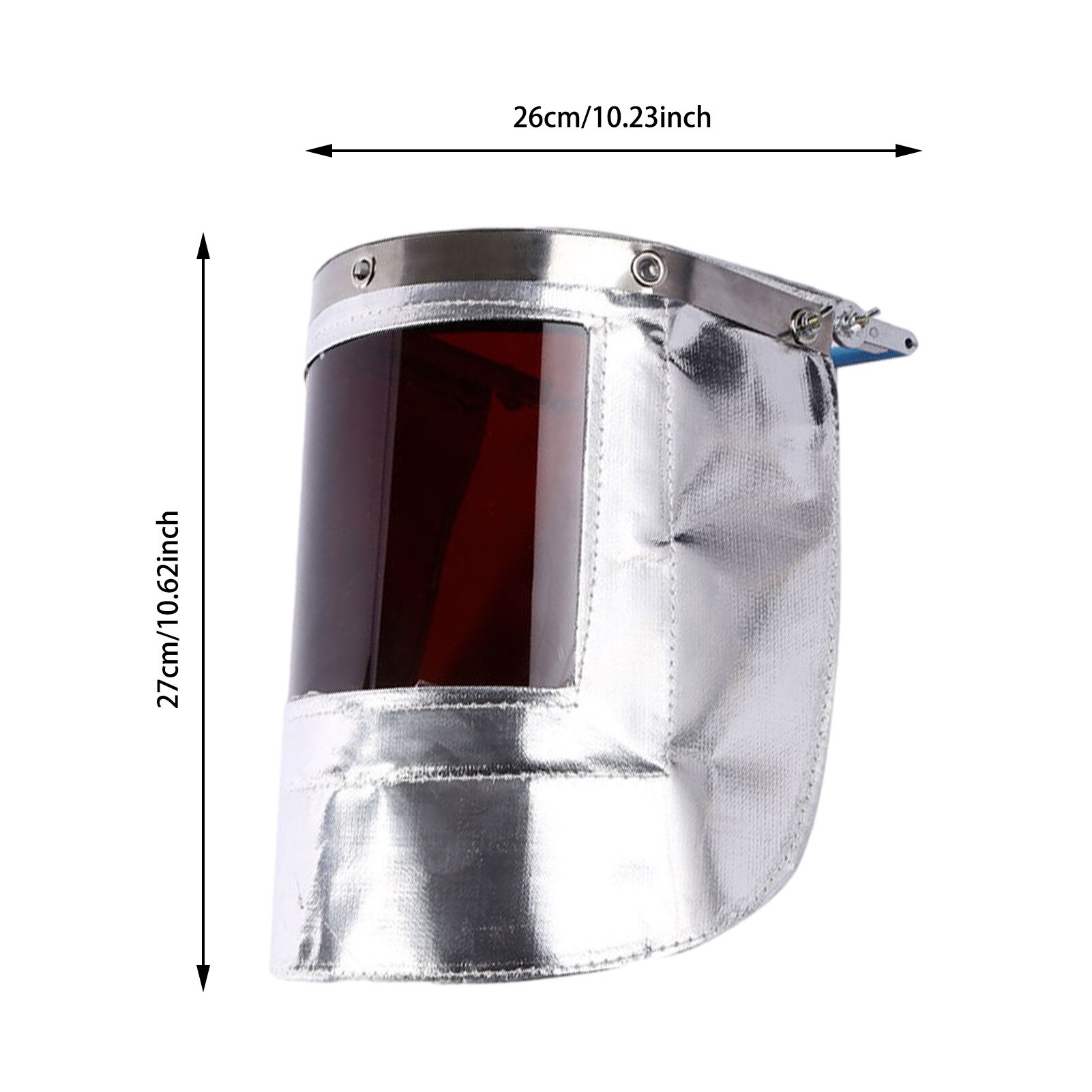 Welding Hood Protective Headwear Industrial Smelting Metallurgy Fireproof Aluminum Foil Welding Face Shield Cooking Shield