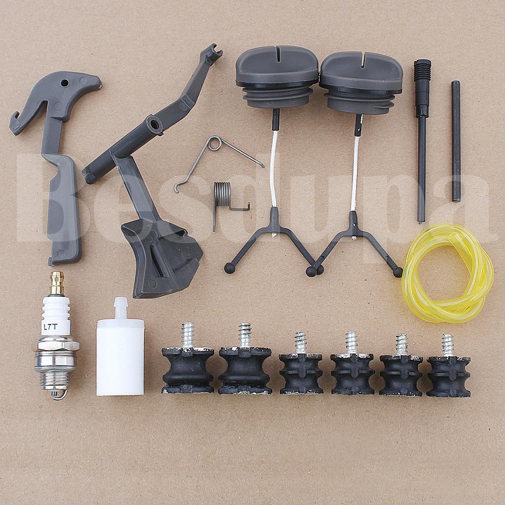 Amortiguador AV para motosierra Husqvarna 61, 268, 266, 272, 272XP, 501518002, 501518102 w