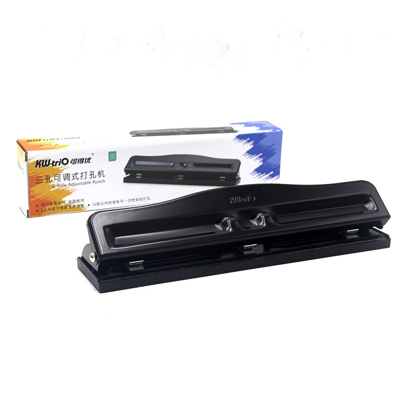 Metal A4 6 Holes Punch School Paper Cutter Adjustable 3/4 Hole Puncher Scrapbooking Punches DIY Tools Office Binding Supplies