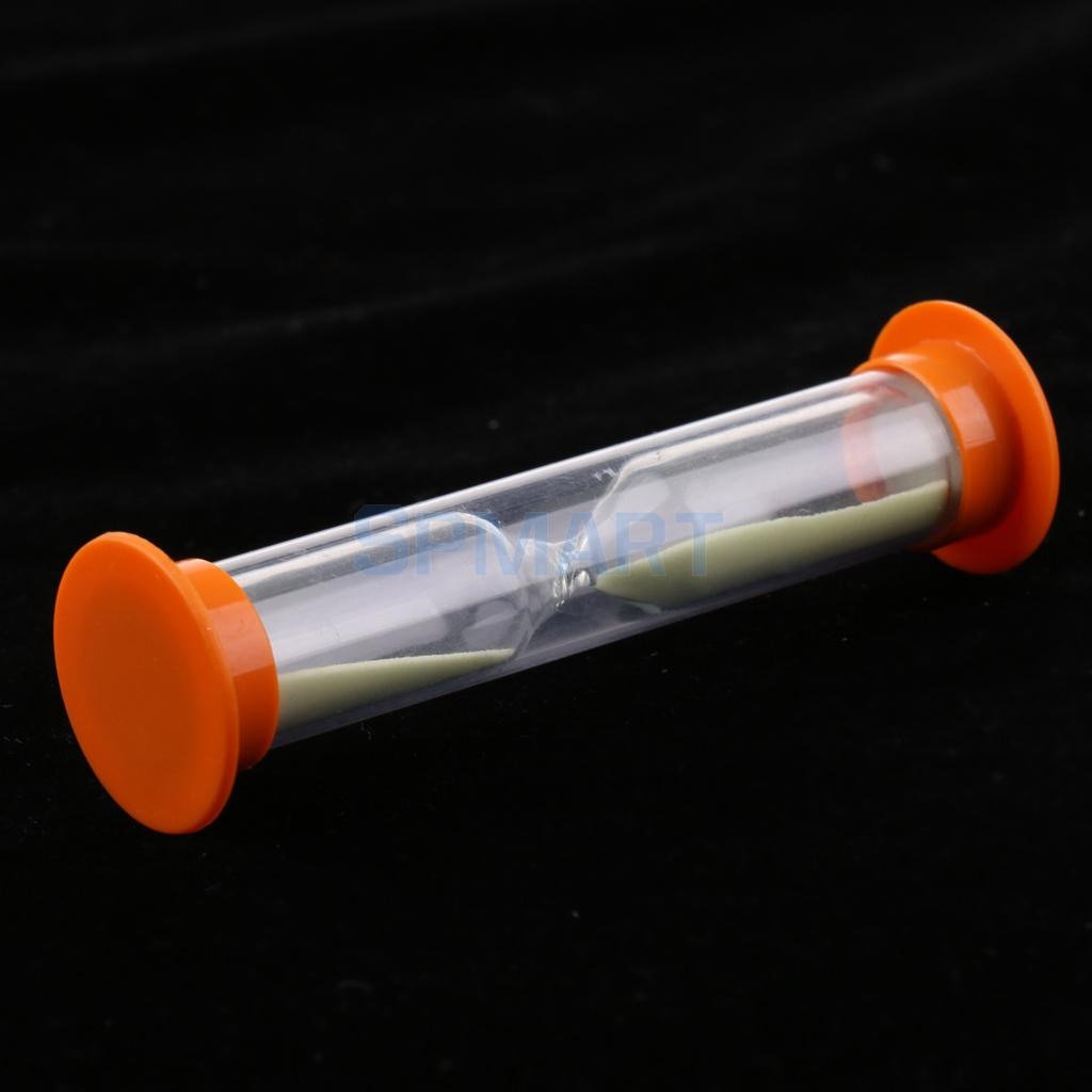 MagiDeal 1 Minute Kunststoff Sand Timer mit Orange Rahmen Party Requisiten Glow in The Dark für Home-Office Schreibtisch Tisch dekoration Spielzeug