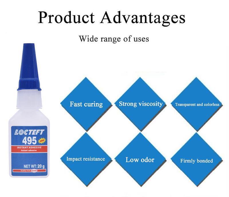 12/20 g Superkleber, sofort trocknender Cyanacrylat-starker Klebstoff, universeller schneller Reparaturkleber 401/403/406/460/495/496