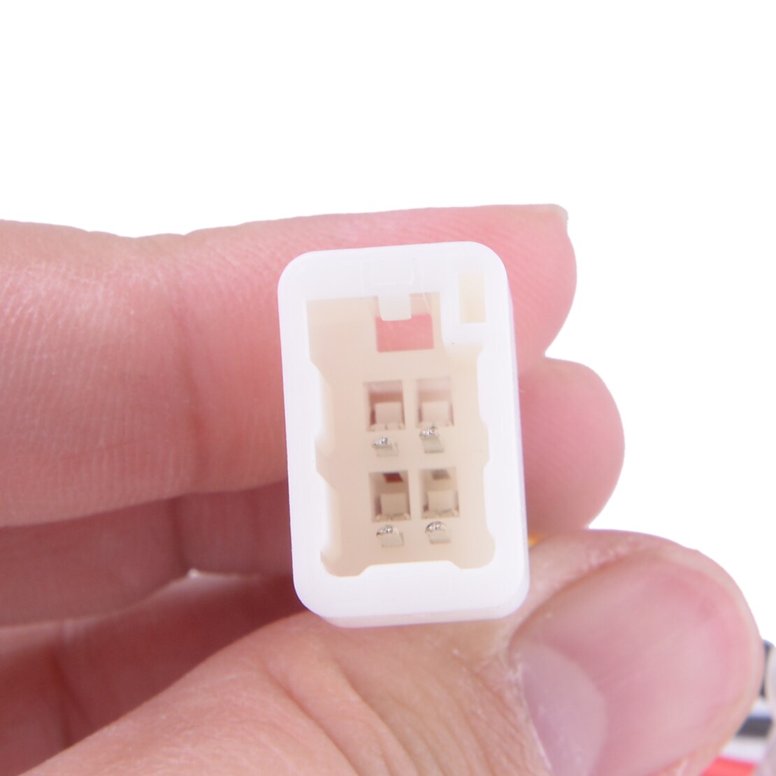 2Pcs/Set Car Reverse Camera Retention Wiring Harness Cable Plug Adapter Connector 4 Pin Fit For Toyota