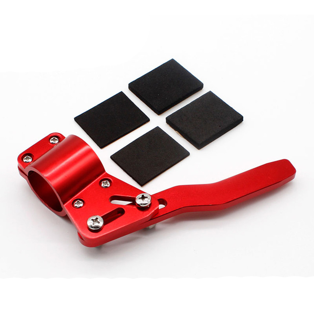 Jdm universell aluminium bil styling justering ratt sving stang forlengelse blinklys spak posisjon opp sett: Rød