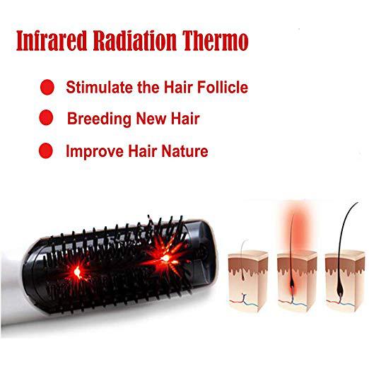 Multifunctional electric vibration massage comb head scalp meridian massage comb portable household vibration health comb