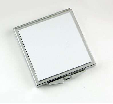 20Pcs/Lot Sublimation Blanks Metal Pocket Compact Mirror Travel Makeup Mirror For Women Men Home Travel Use: Orange