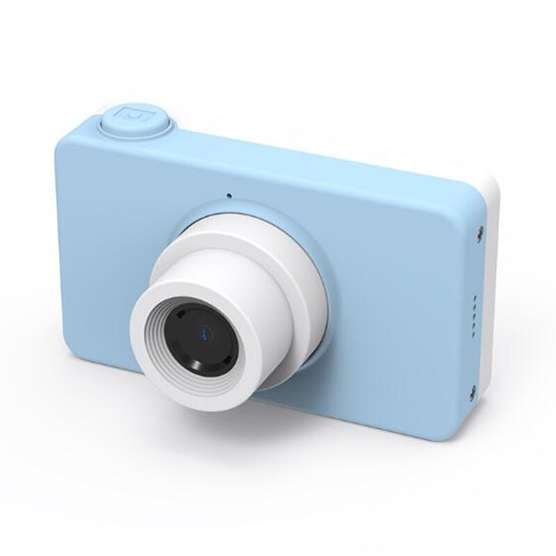 Portable Children Mini Digital Camera SLR HD Camera Cute Sports Children's Camera Support Video Recording Playback: Blue