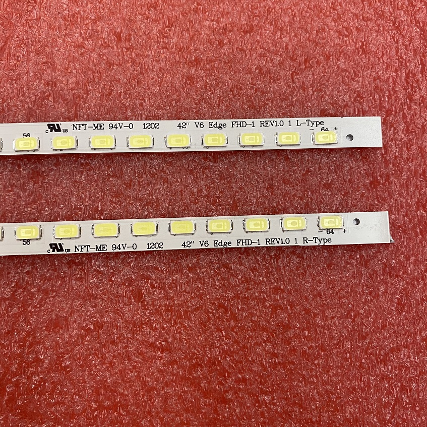 Tira de LED para iluminación trasera para 42LV579s 42LV5500 3660L-0374A 42E96RS 42LW4500 42PFL8606D 42LW4500 42LW5700 42LW5500 42 V6 Edge FHD R L