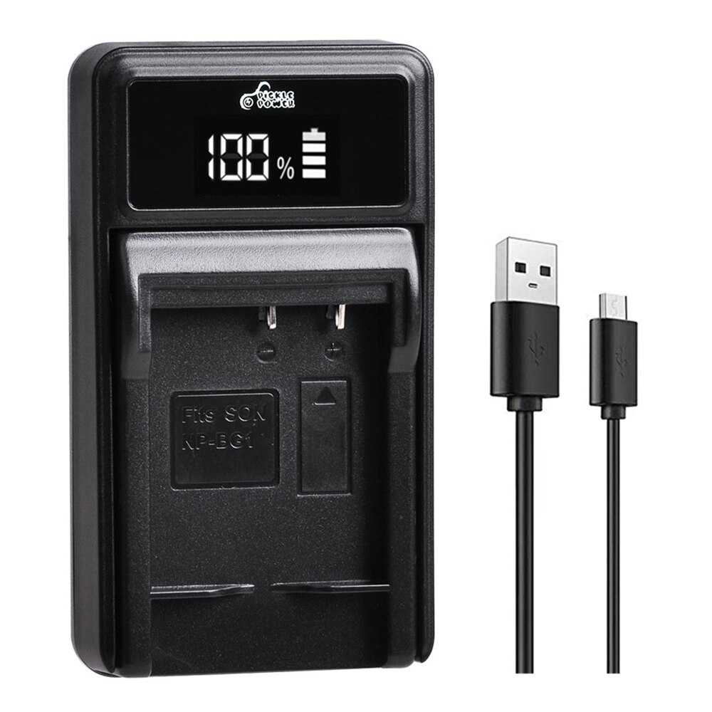 1500mAh NP-BG1 NP BG1 NP-FG1 Battery + LED Charger for Sony Cyber-Shot DSC-H3 DSC-H7 DSC-H9 DSC-H10 DSC-H20 DSC-H50 DSC-H55: 1 charger