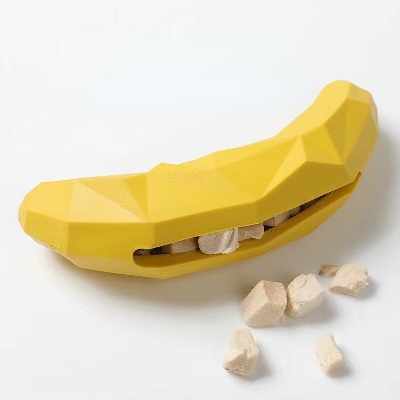 Pet hidden food toy cat dog fruit rubber toy kitten and puppy bite wear-resistant toy interactive throw dog toys pet supplies