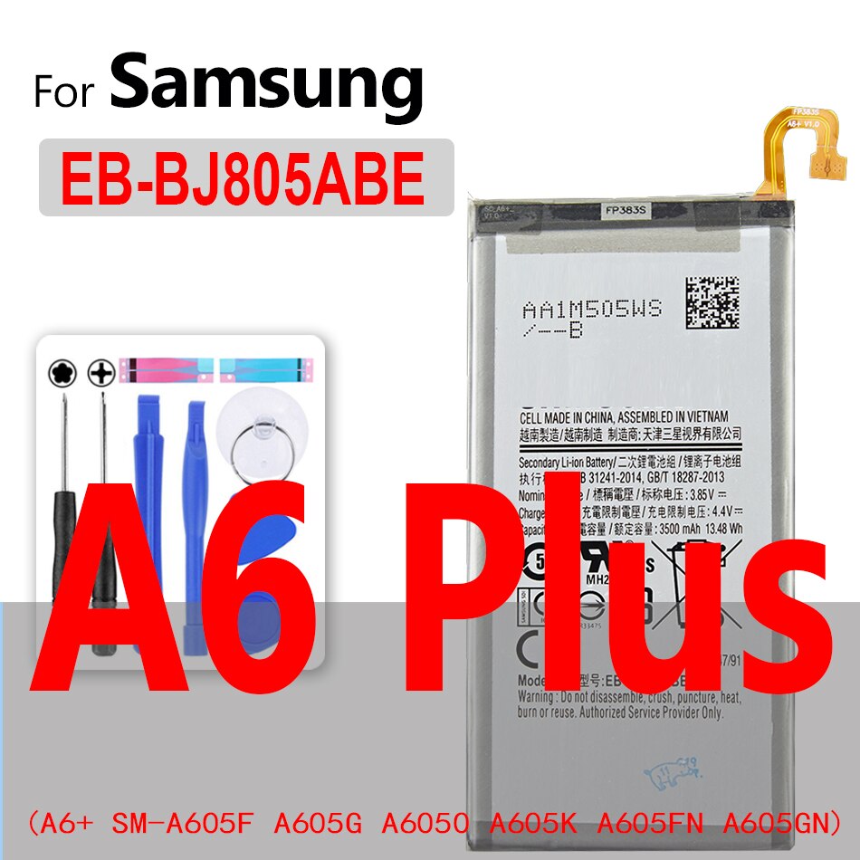 EB-BA310ABE de batería para móvil, para Samsung Galaxy A3, A5, A6, A7, A8, A9), SM A310, A500, A510, A520, A520F, A310M, A310Y, SM-A310F: EB-BJ805ABE