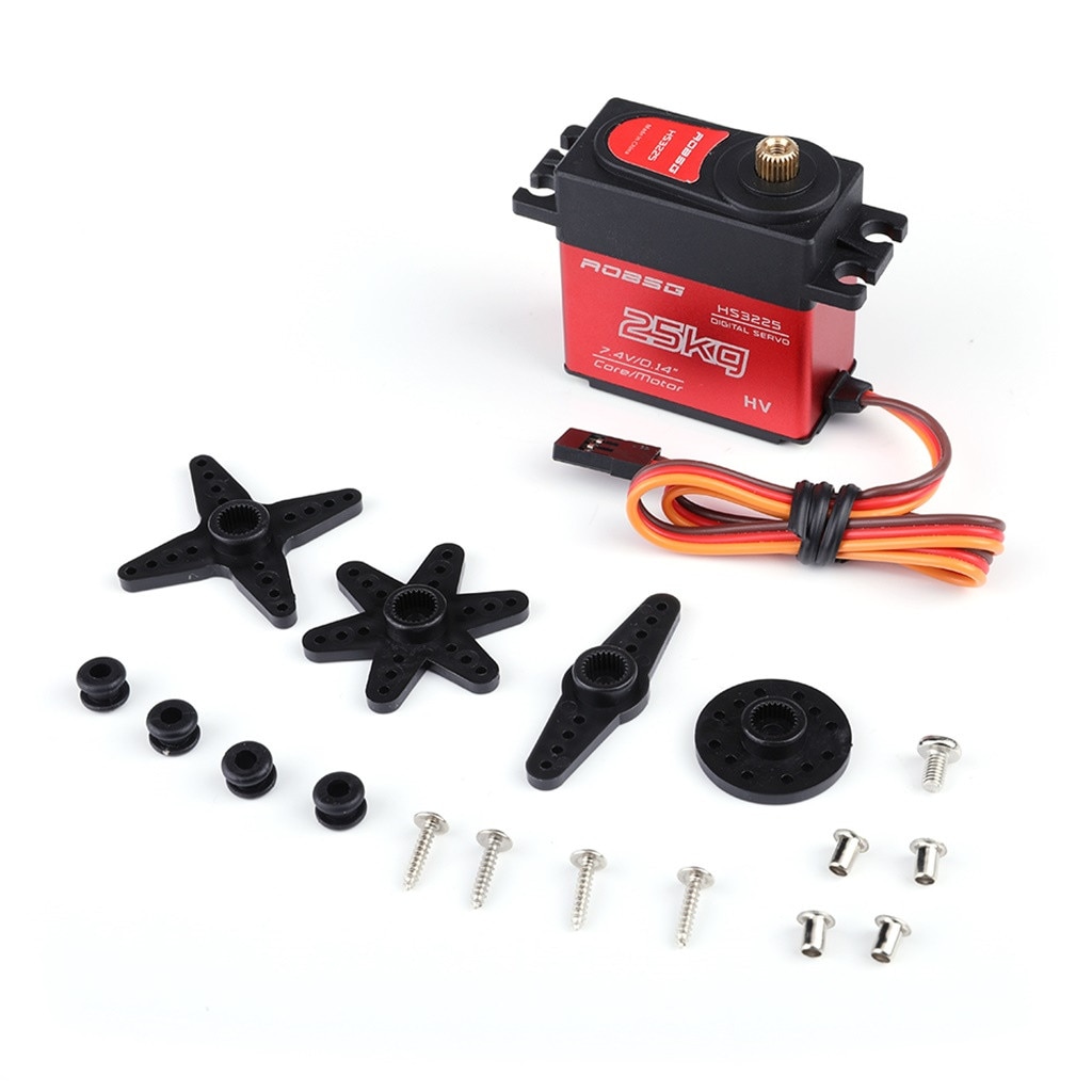 HS3225 180 Degree Digital RC Servo 25KG Torque Waterproof Metal RC Servo Motor