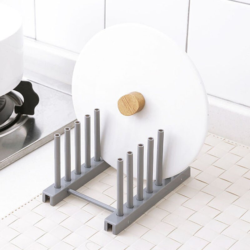 Aftagelig moderne enkel køkkenfad afløbsstativ køkken praktisk plastlåg hylde køkkenafløb dryphylde værktøj