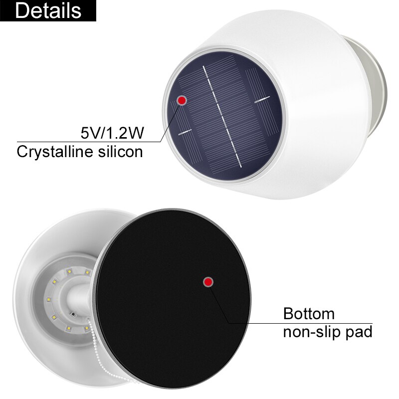 Led Solar Tafellamp Outdoor Indoor Bureau Lampen Witte Nacht Lichten Boek Licht Voor Thuis Slaapkamer Met Trekschakelaar Drie verlichting