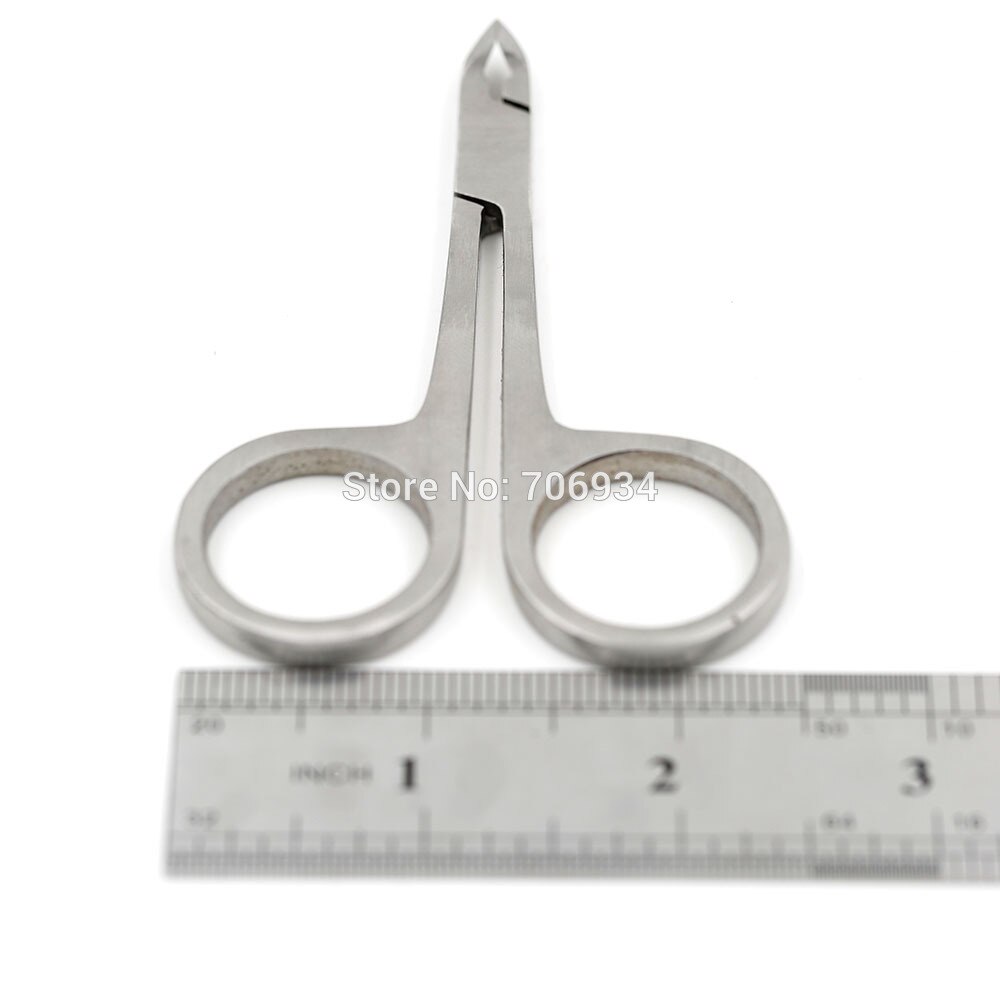 Pedicura uña pinza Pro10.5 "doble bucle manijas de acero inoxidable manicura uña encarnada Nipper