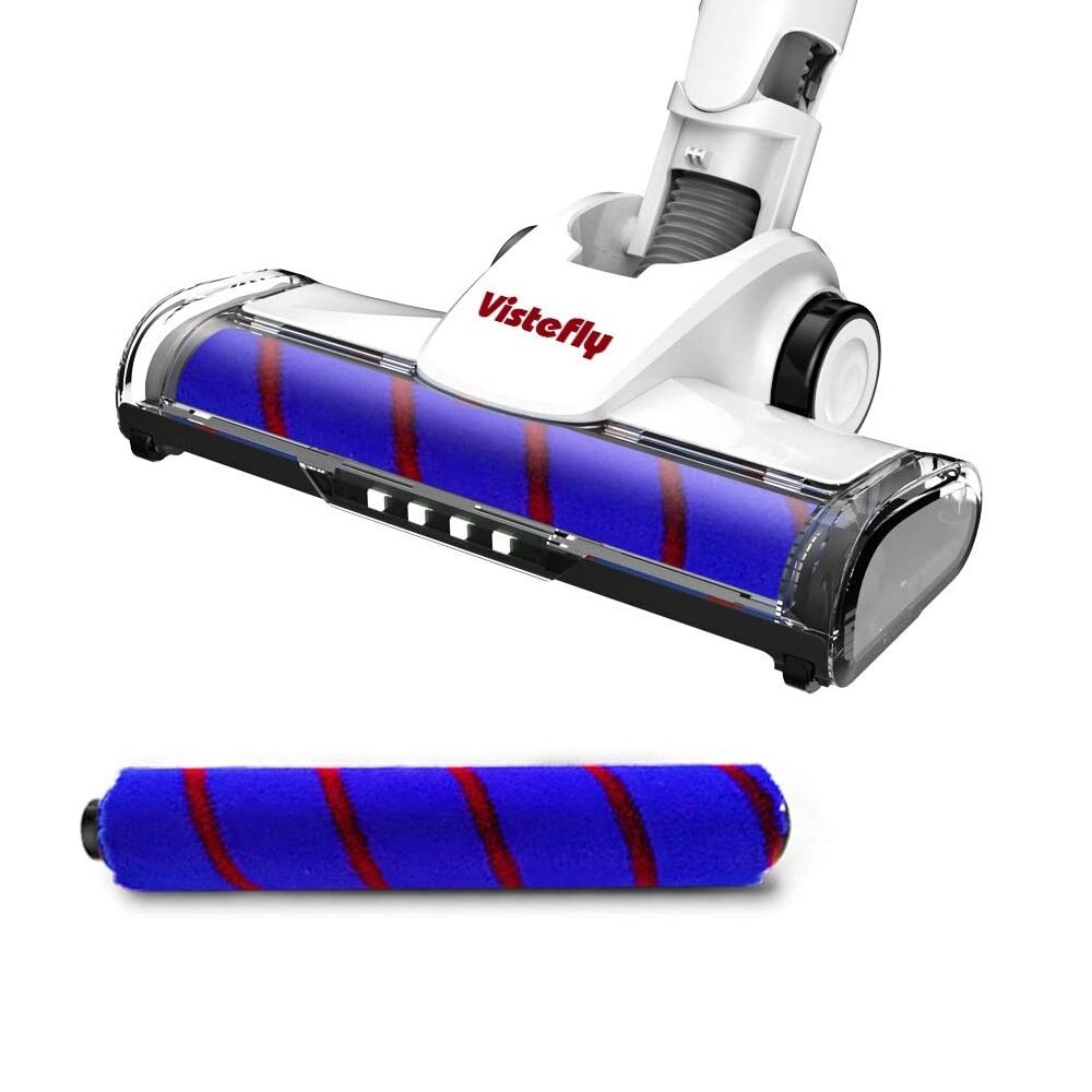 Soft Velvet Roller Brush For Vistefly V10 Pro Cordless Stick Vacuum Cleaner Up to 0.7cm