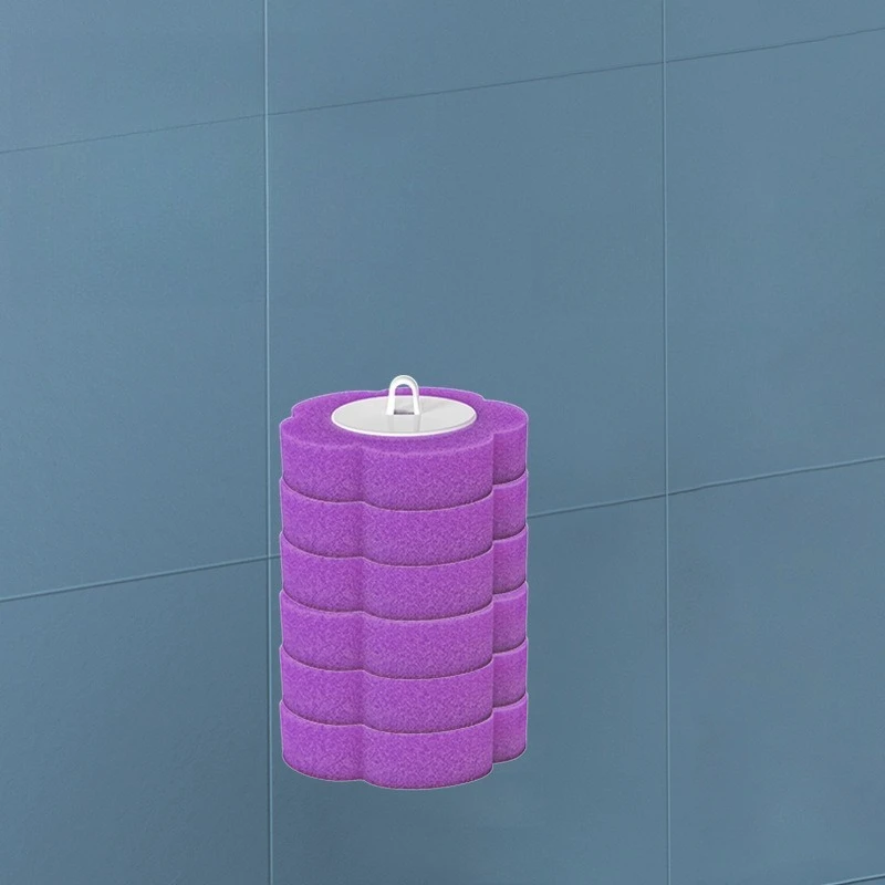 Cepillo de limpieza para inodoro, Kit de cabezal de repuesto desechable, inodoro con recargas, herramienta de limpieza de baño de mango largo con soporte: Verde militar