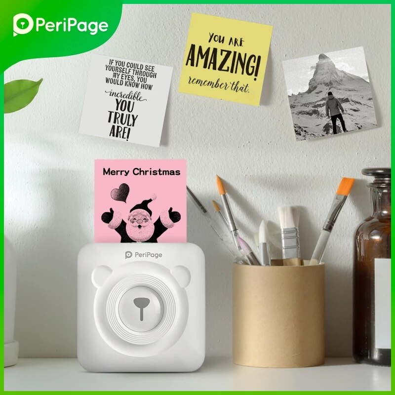 Mini Pocket Printer Peripage Draadloze Bluetooth Thermische Photo Printer Voor Mobiele Android Ios Telefoon Draagbare Printer Voor Kid