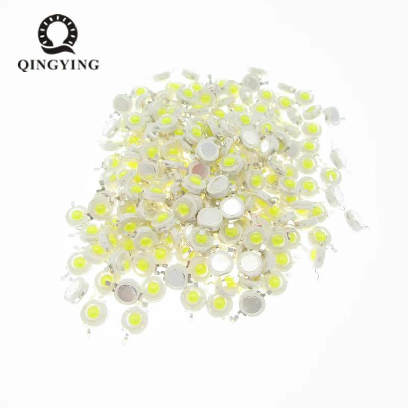 10 Uds 1W 3W LED de alta potencia blanco frío blanco Natural blanco cálido RGB rojo verde azul amarillo fuente de luz