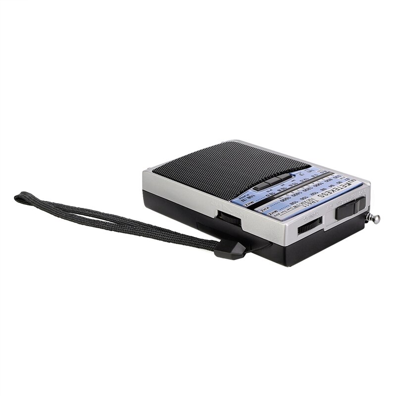 Retekess TR611 Portable FM AM SW 3Band Radio with Earphone Jack USB TF Player Support MP3 Format