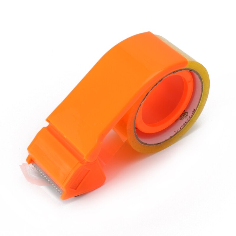 Transparent Adhesive Tape Holder Cutter Packing Dispenser For Office Supplies 53CC