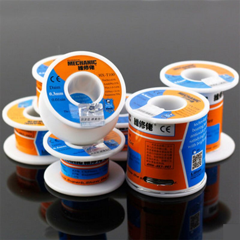 MECHANIC Solder Wire 0.2mm Welding Wire Free Clean Rosin Core High Brightness MCN Low Melting Point Soldering Tools