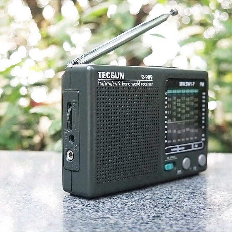 Shortwave Pocket Radio Player Multi-Band Portable Audio Video Consumer Electronics Radio TECSUN R-909 Portable FM AM Radio