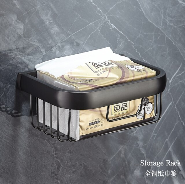 Messing Koper Materiaal Badkamer Handdoekenrek Handdoek Houder Bekerhouder Papier Rolhouder Plank Haak: shelf