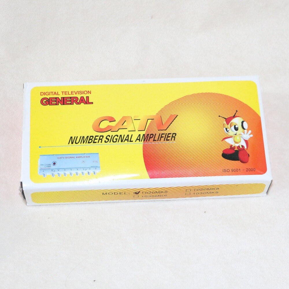 1020MK6 CATV Signal Amplifier Home Cable TV Amplifier 1 Input 6 Outputs Nominal Gain 20DB