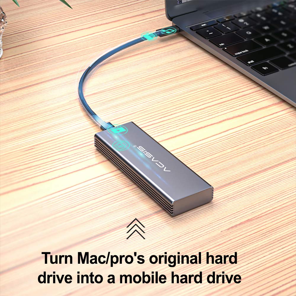 Acasis ssd kabinet til macbook pro air ekstern harddisk diskboks til apple usb 3.0 type-c