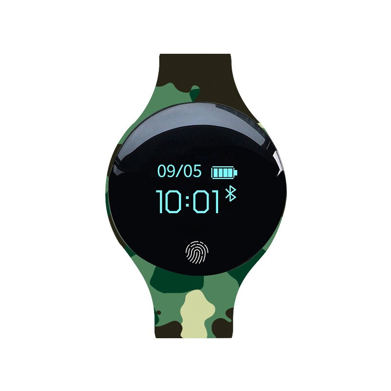Farbe Touchscreen Smartwatch Bewegung erkennung Clever Uhr Sport Fitness Männer Frauen Tragbare Geräte Für IOS Android: Grün