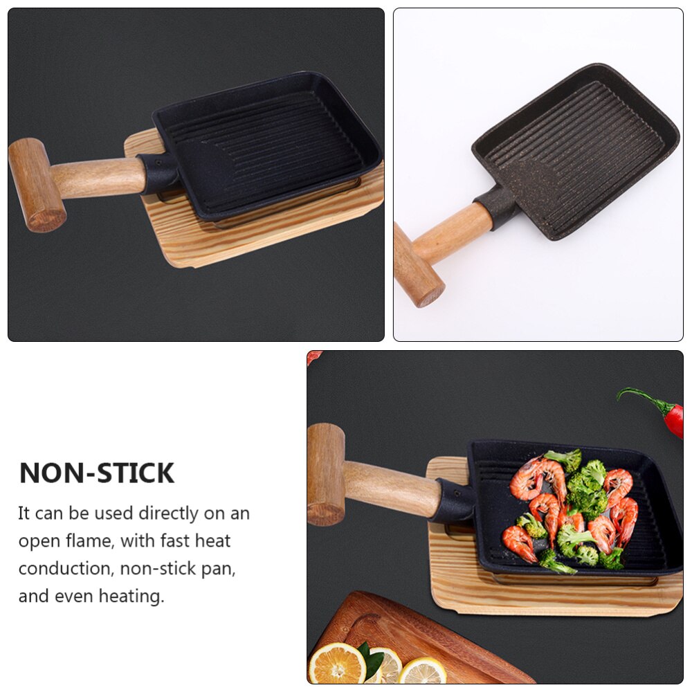 Alloy Frying Plate Shovel Shaped Baking Pan BBQ Frying Tray Kitchen Cookware